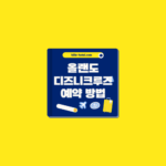 올랜도 디즈니크루즈 예약